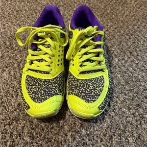 Nike Athletic Shoes in Yellow and Purple